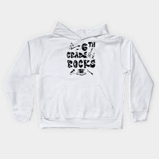 6th Grade Rocks Kids Hoodie